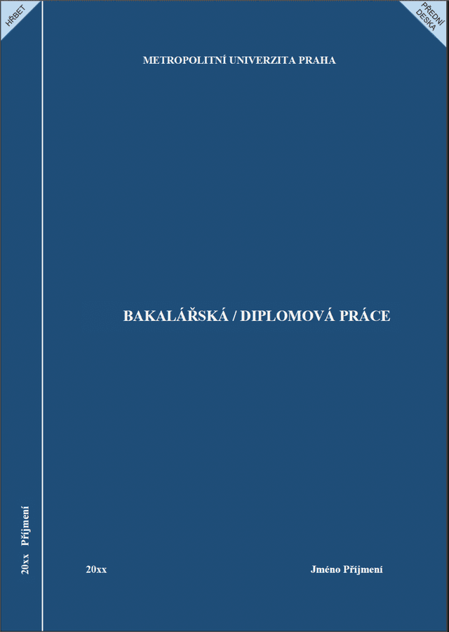 Vzor desek – Metropolitní univerzita Praha